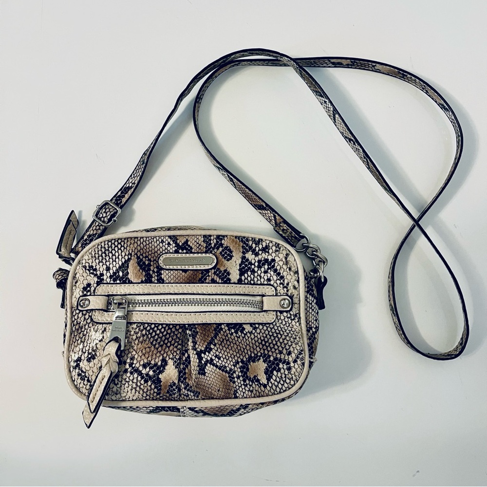 Dana Buchman Snakeskin Crossbody Zip Small
